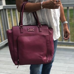 Plum Kate Spade -Baxter Street Tote